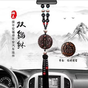 Car pendants high-end atmosphere car safety pendant car rearview mirror decoration men's high-end 2025 new style Ornaments