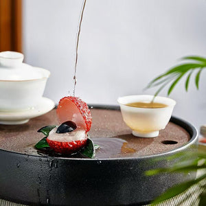 Color-changing lychee tea pet ornaments can be raised and played with creative personality tea ceremony tea set accessories