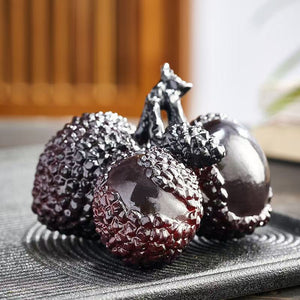Color-changing lychee tea pet ornaments can be raised and played with creative personality tea ceremony tea set accessories