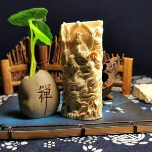 Mammoth ivory Ksitigarbha Bodhisattva ice jelly material pendant brand ornaments for men and women gift carving collection
