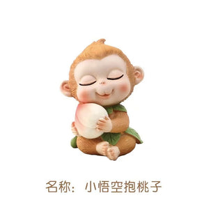 Cute Monkey King ornaments cartoon car new car doll golden hoop does not shake the monkey