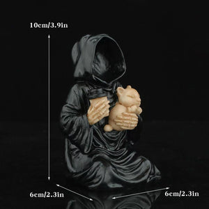 New Halloween Gothic Mysterious Grim Reaper Figurine Living Room Decor, Kids' Room, Desk, Bookshelf, Party Ornament