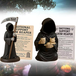 New Halloween Gothic Mysterious Grim Reaper Figurine Living Room Decor, Kids' Room, Desk, Bookshelf, Party Ornament