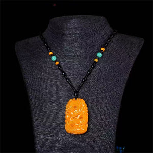 Hetian jade dragon pendant zodiac dragon pendant dragon travels the world necklace pendant group custom processing