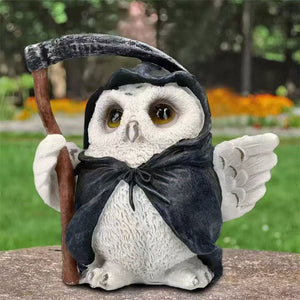 Cute handheld creative owl resin crafts ornaments desktop decoration TV cabinet living room home