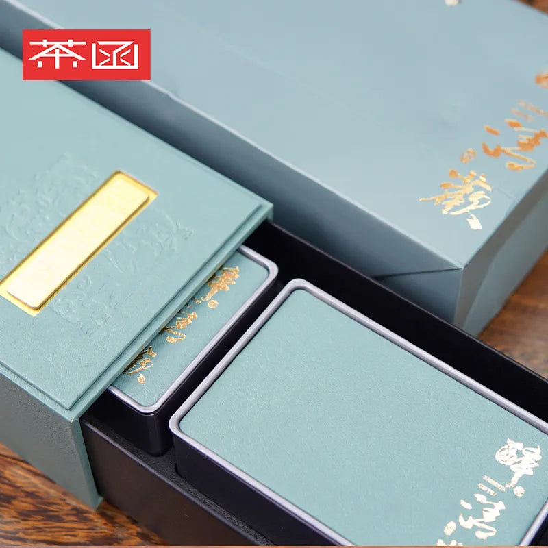 Tea Box Chestnut-Flavored Rizhao Green Tea Gift Box, Strong-Flavored 2024 New Tea, Authentic Shandong Green Tea, Festival Gift