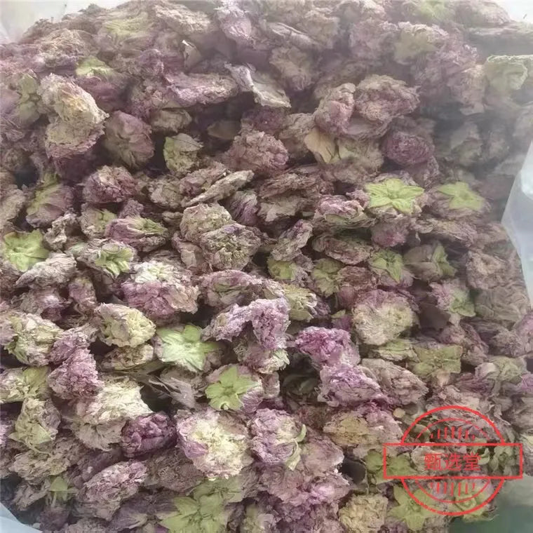 Hibiscus flowerDried Hibiscus mutabilis flower as a Chinese medicinal materialPackaged petals of Hibiscus mutabilis