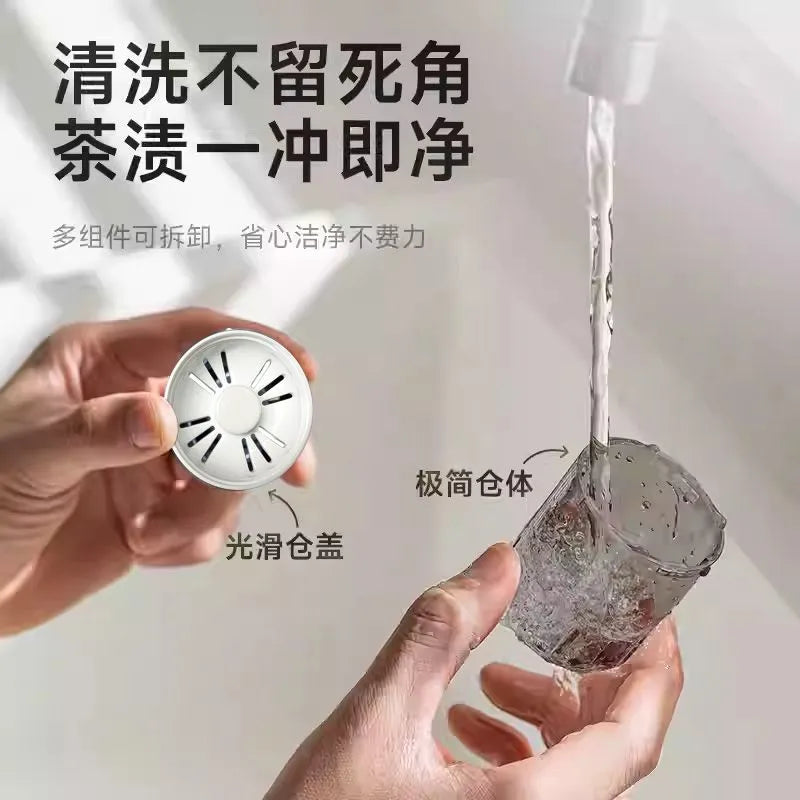 New Magnetic Separation of Tea and Water, High-value Appearance, Men's Thermos Cup and Water Cup, New High Magnetic Elastic Cup, Portable